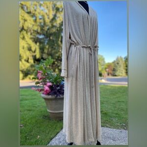 Dreams & Co. Women's Plus Size Marled Long Duster Robe
Size L  18-20